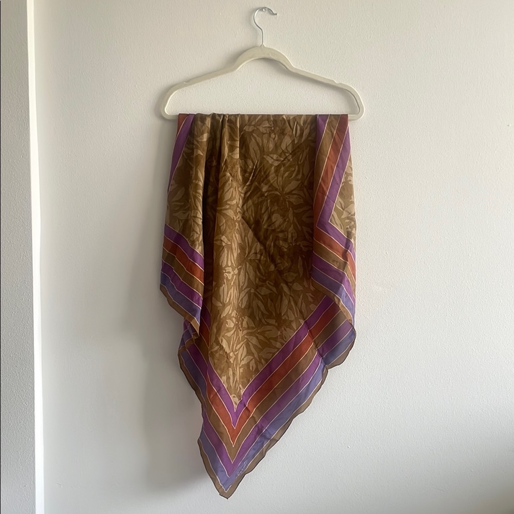 Oscar De La Renta Vintage Silk Scarf